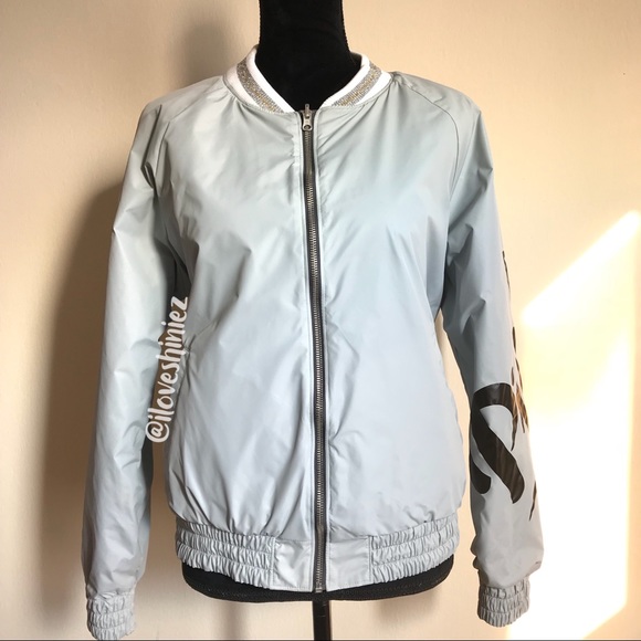 •Victoria's Secret PINK• Reversible Sherpa Bomber - Picture 5 of 8